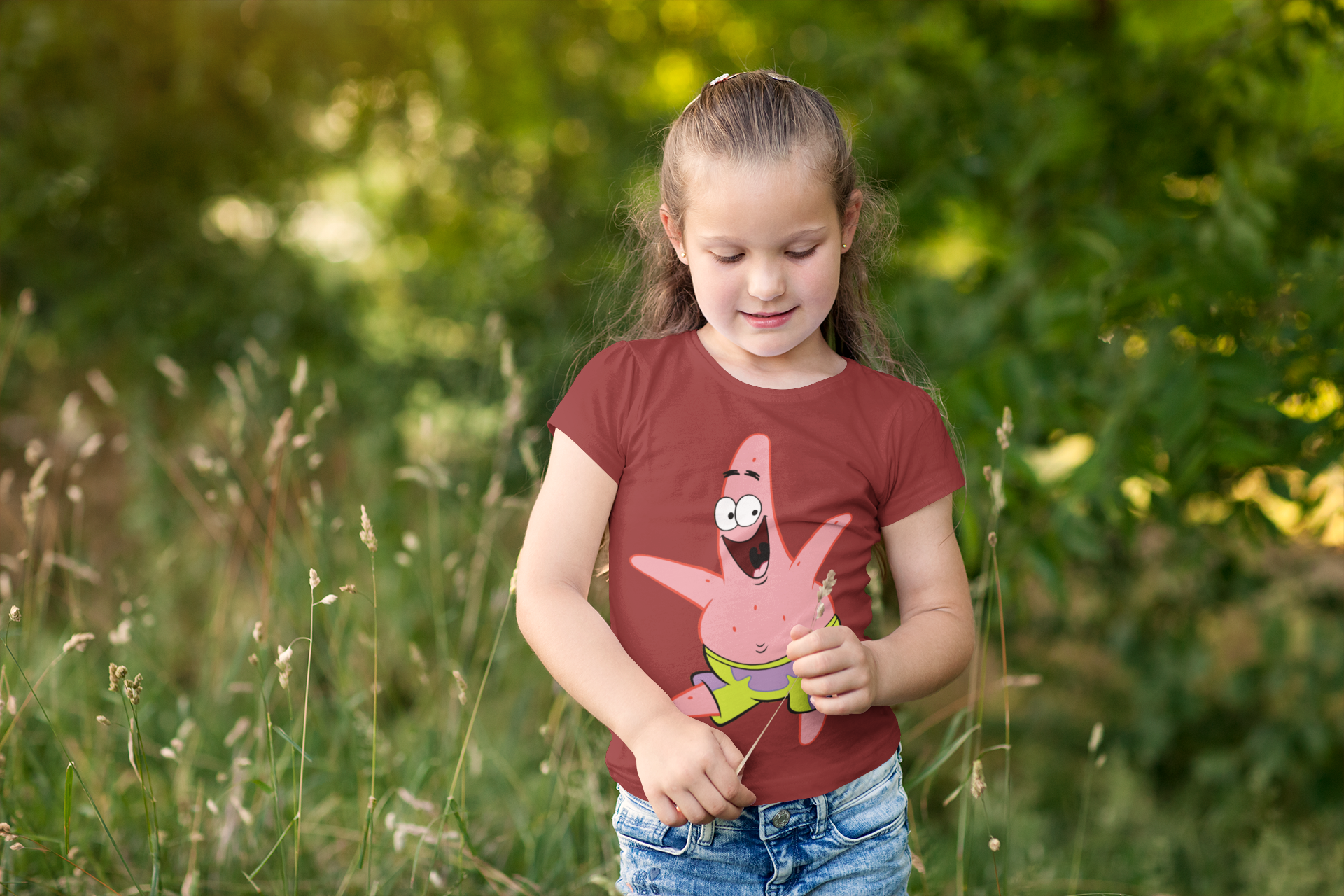 Cute Cartoon Half Sleeves T-Shirt For Girls -FunkyTeesClub