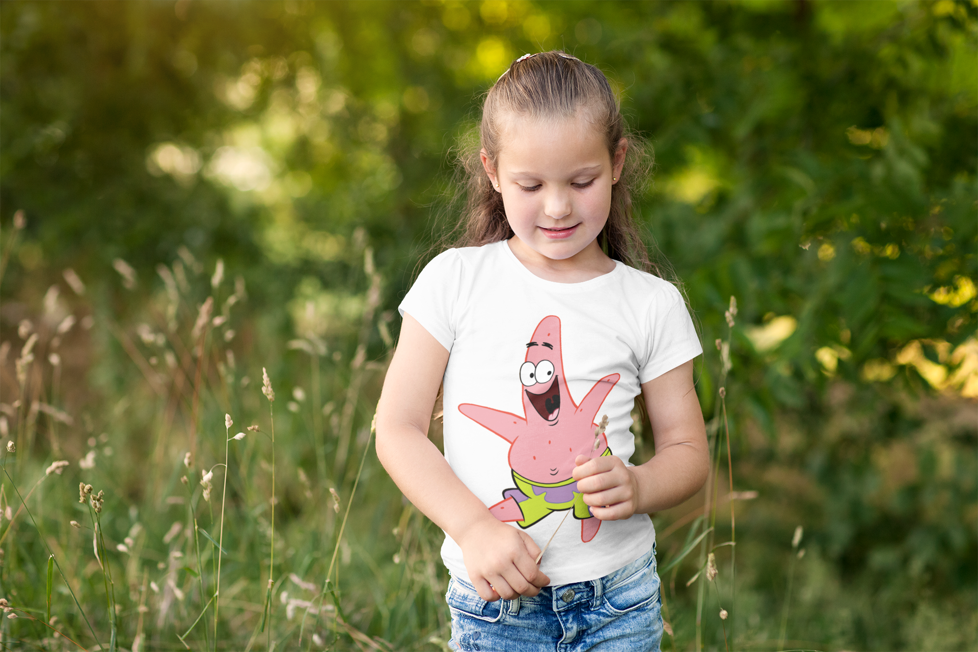 Cute Cartoon Half Sleeves T-Shirt For Girls -FunkyTeesClub