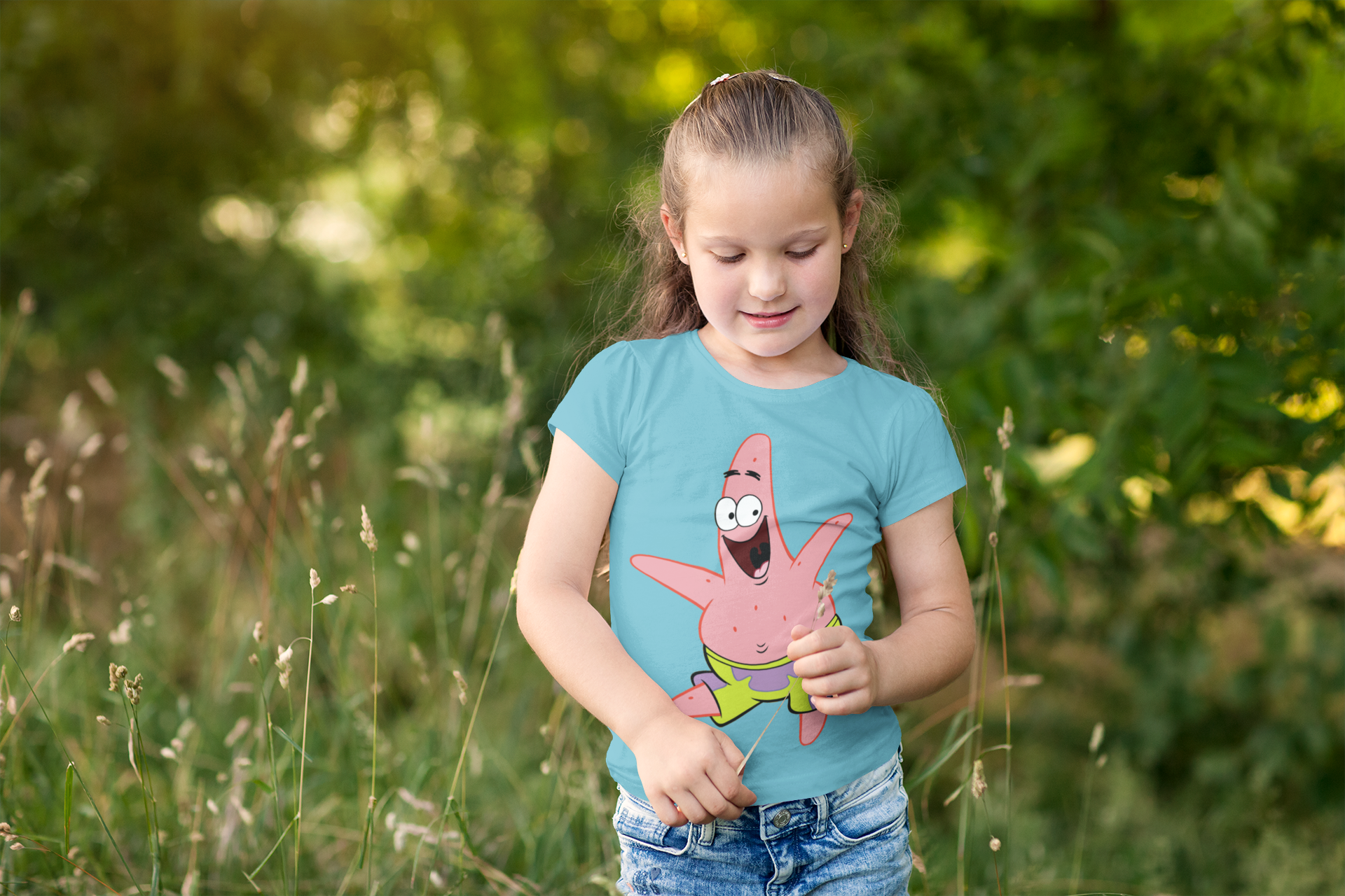 Cute Cartoon Half Sleeves T-Shirt For Girls -FunkyTeesClub