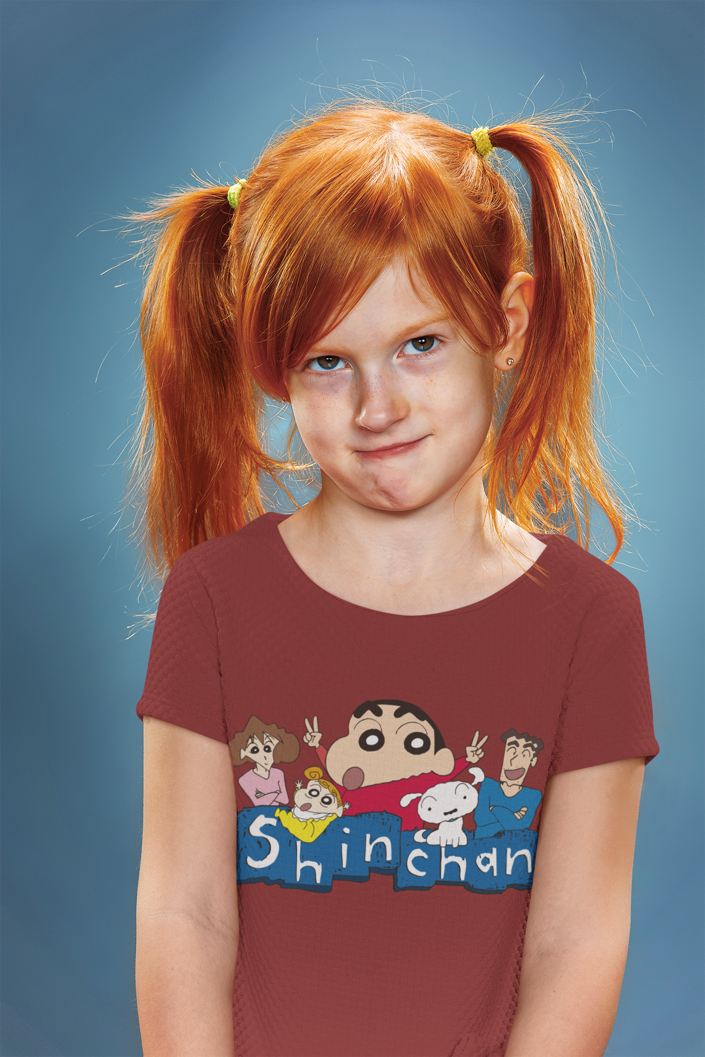 Cute Cartoon Half Sleeves T-Shirt For Girls -FunkyTeesClub
