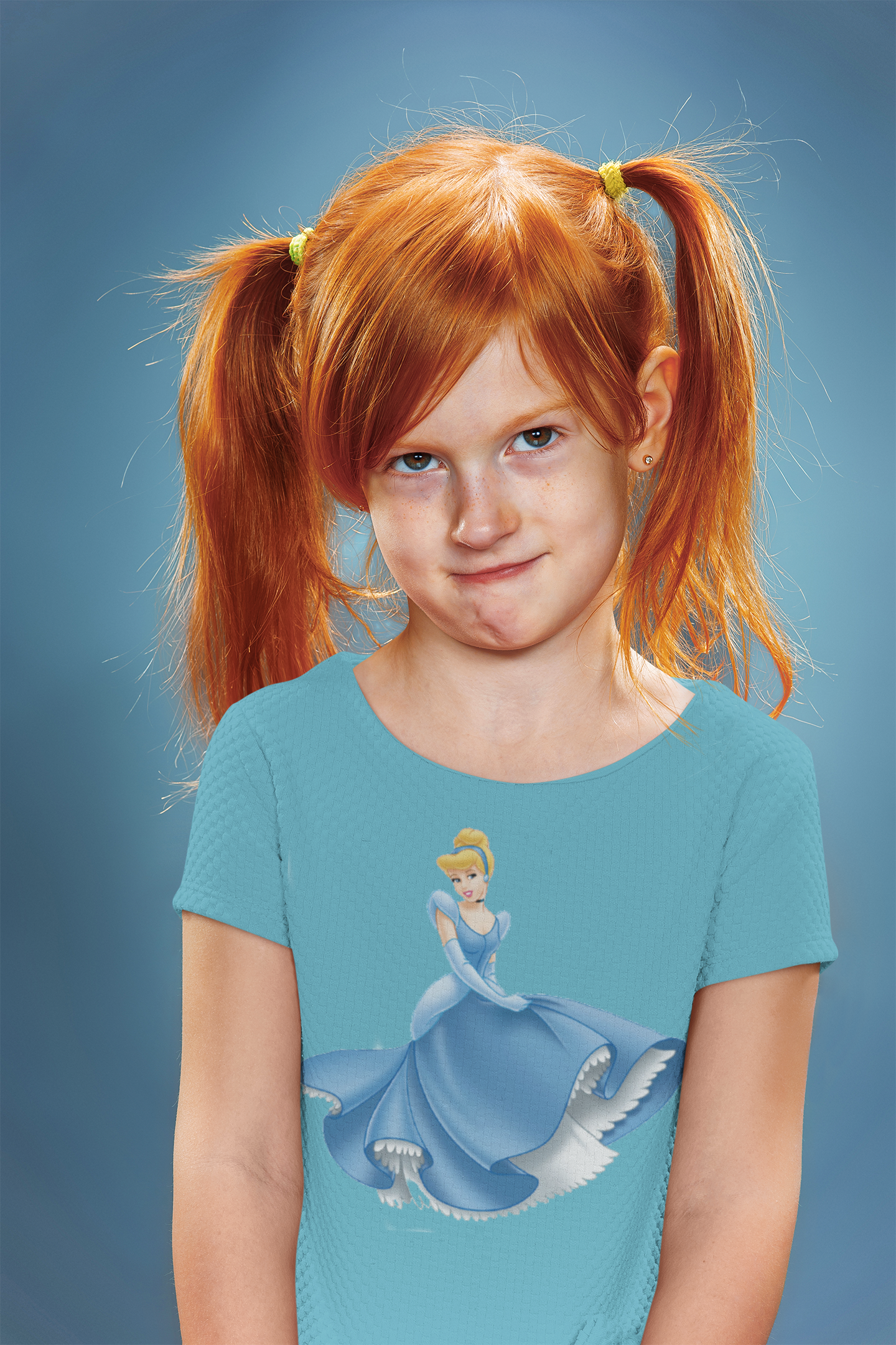 Cute Princess Half Sleeves T-Shirt For Girls -FunkyTeesClub