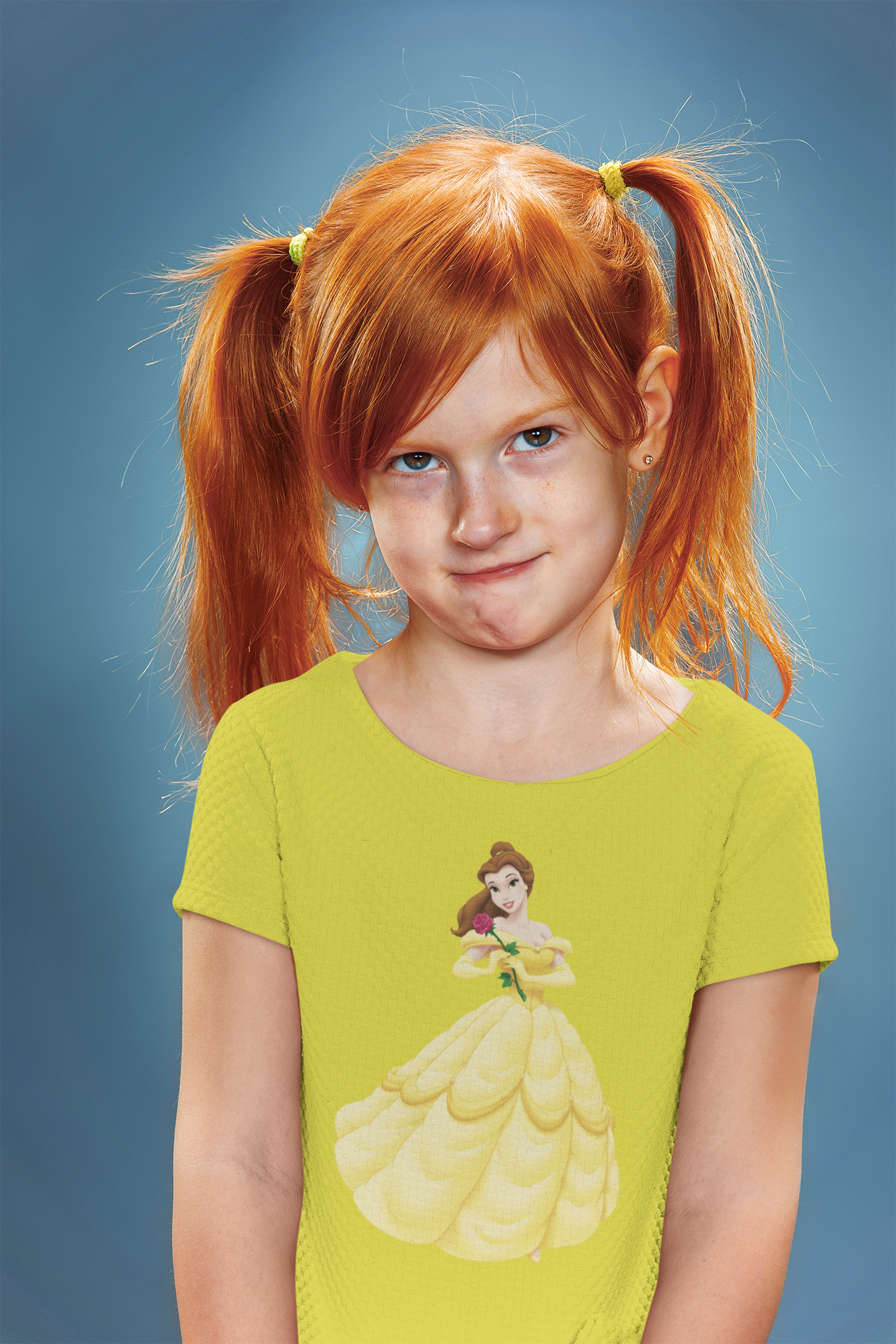 Cute Princess Half Sleeves T-Shirt For Girls -FunkyTeesClub