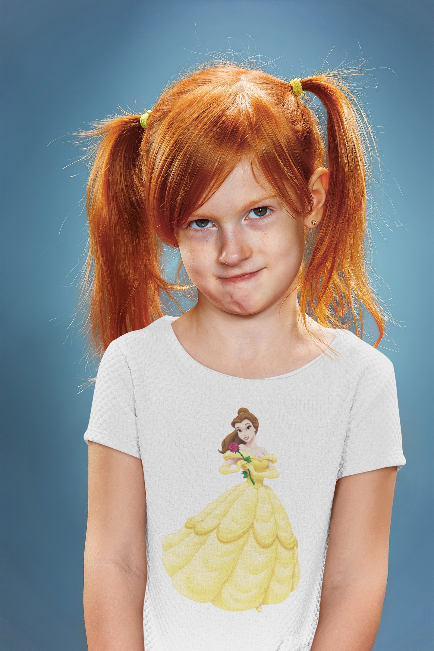 Cute Princess Half Sleeves T-Shirt For Girls -FunkyTeesClub