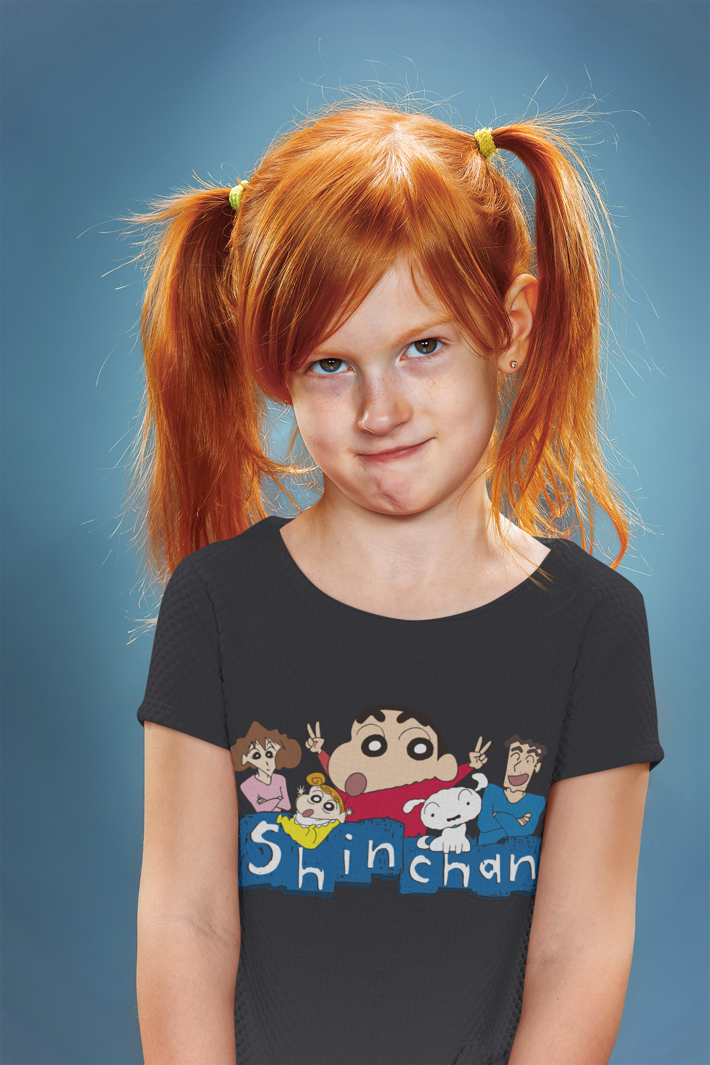 Cute Cartoon Half Sleeves T-Shirt For Girls -FunkyTeesClub