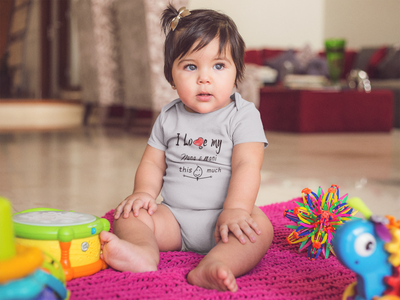 I Love My Nana Nani Rompers for Baby Girl- FunkyTeesClub