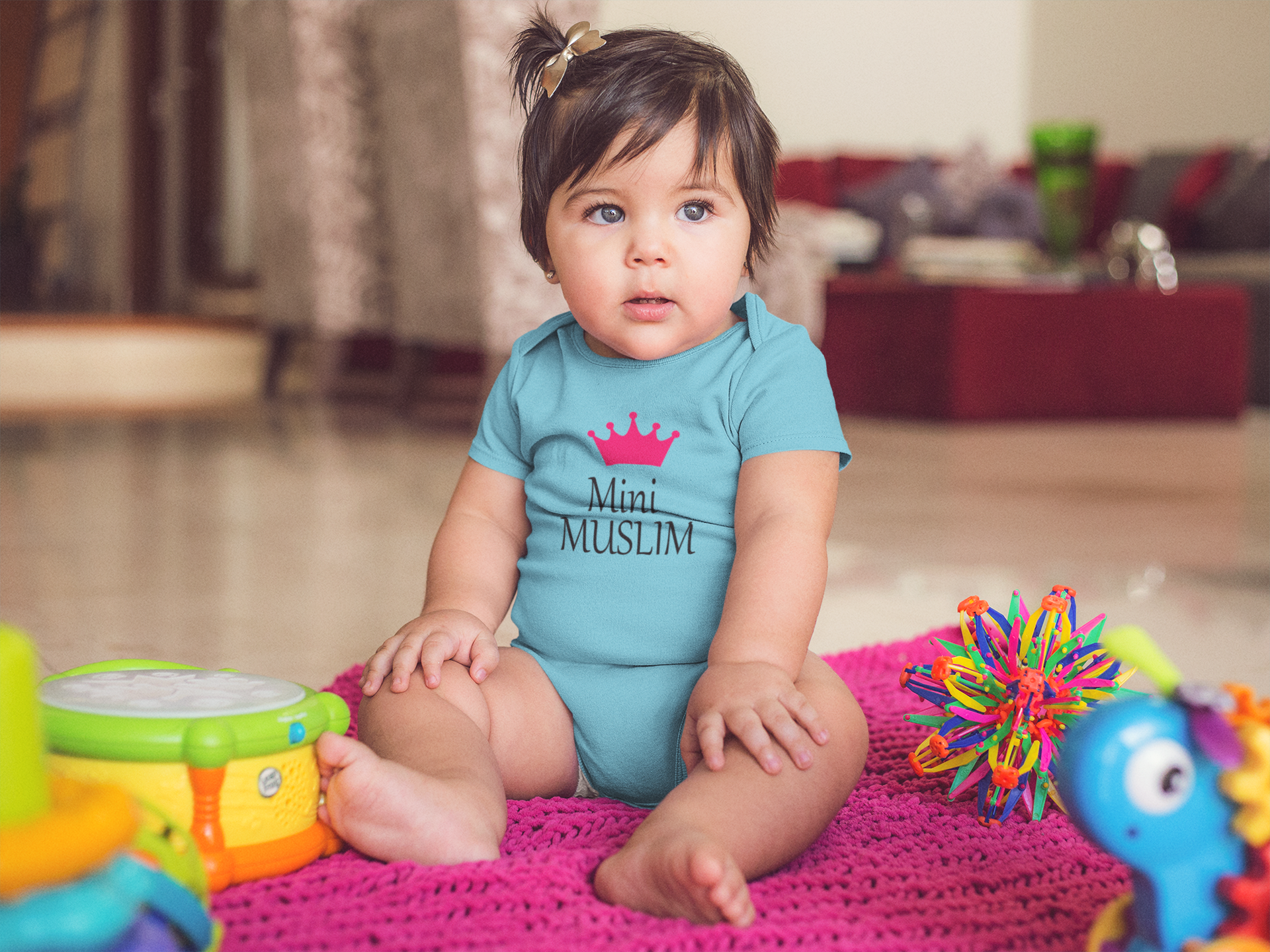 Mini Muslim Eid Rompers for Baby Girl- FunkyTeesClub