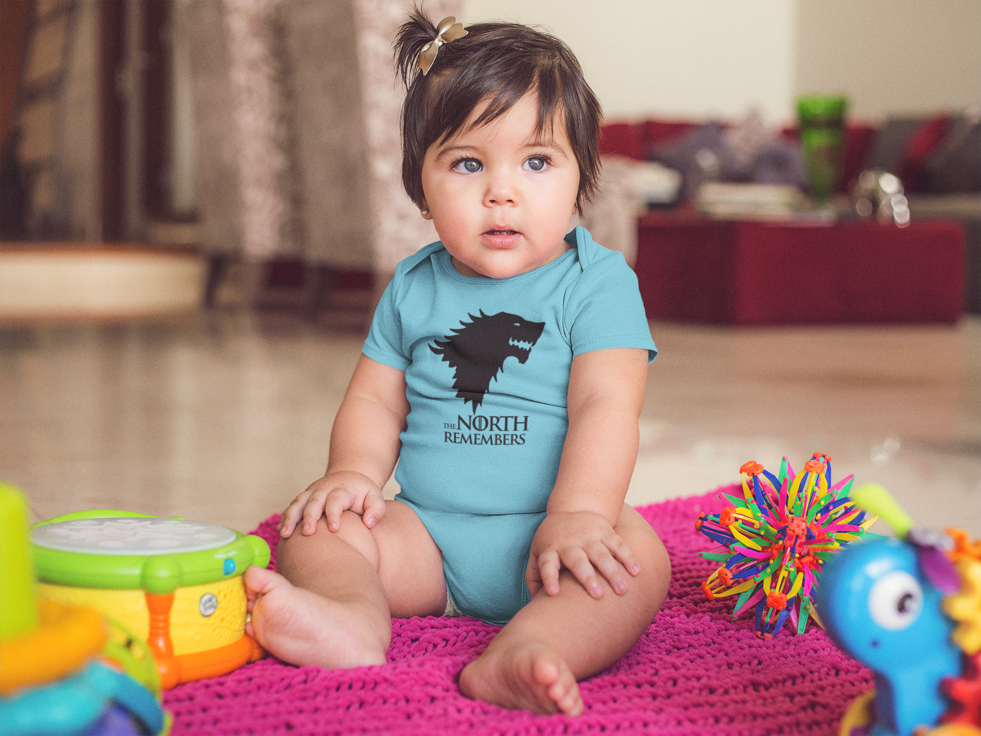 The North Remembers Web Series Rompers for Baby Girl- FunkyTeesClub
