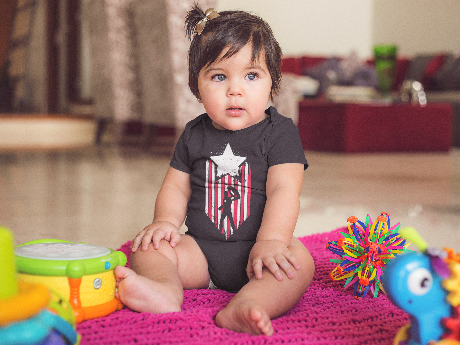 Captain America Web Series Rompers for Baby Girl- FunkyTeesClub
