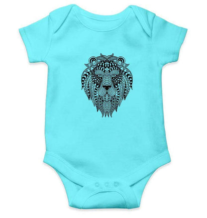 The Lion King Abstract Rompers for Baby Boy- FunkyTeesClub