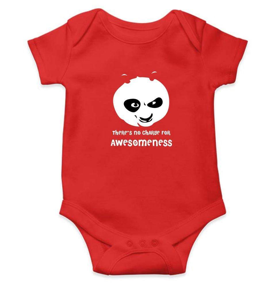 There is no charge for awesomeness Panda Rompers for Baby Girl- FunkyTradition FunkyTradition