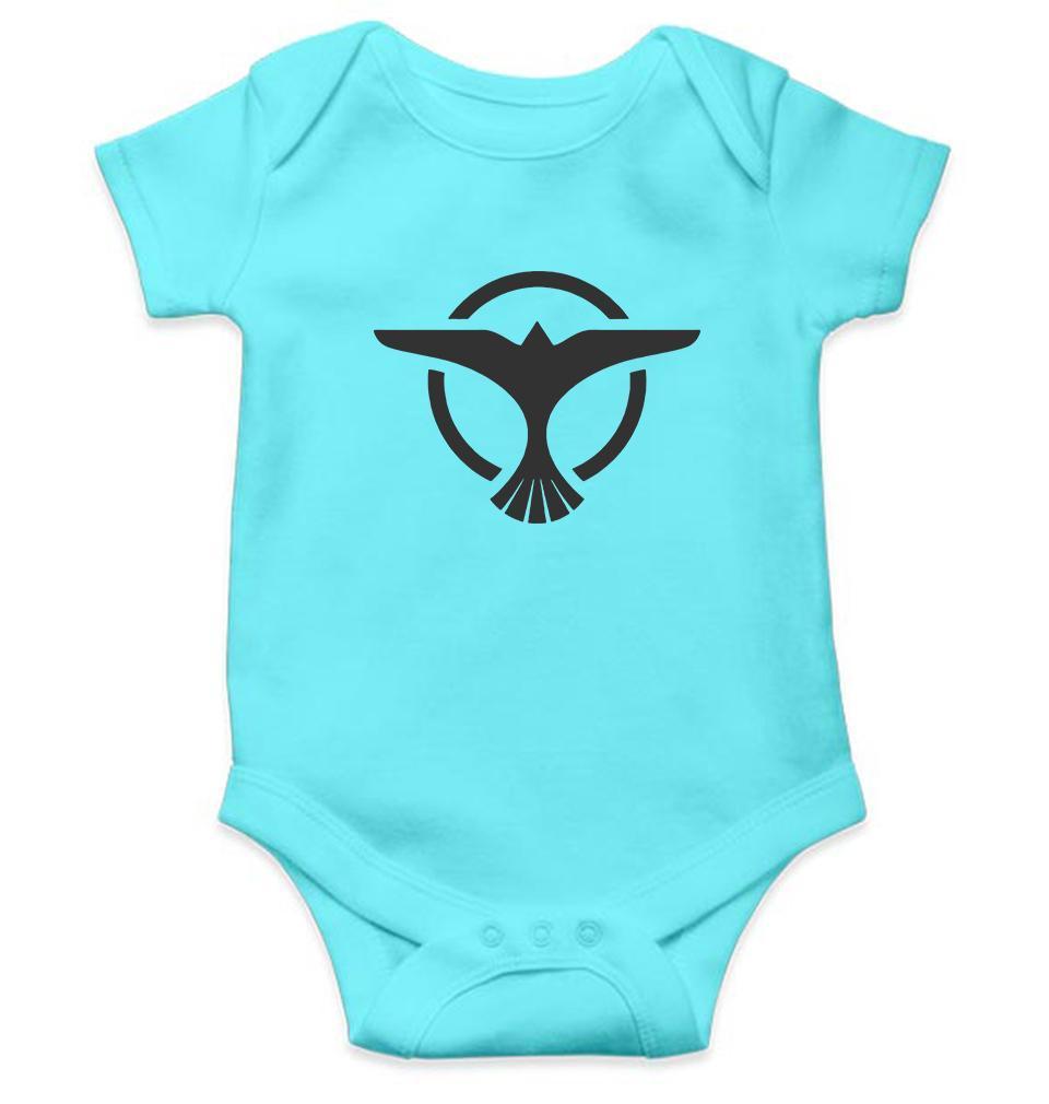 Tiesto Logo Rompers for Baby Girl- FunkyTradition FunkyTradition