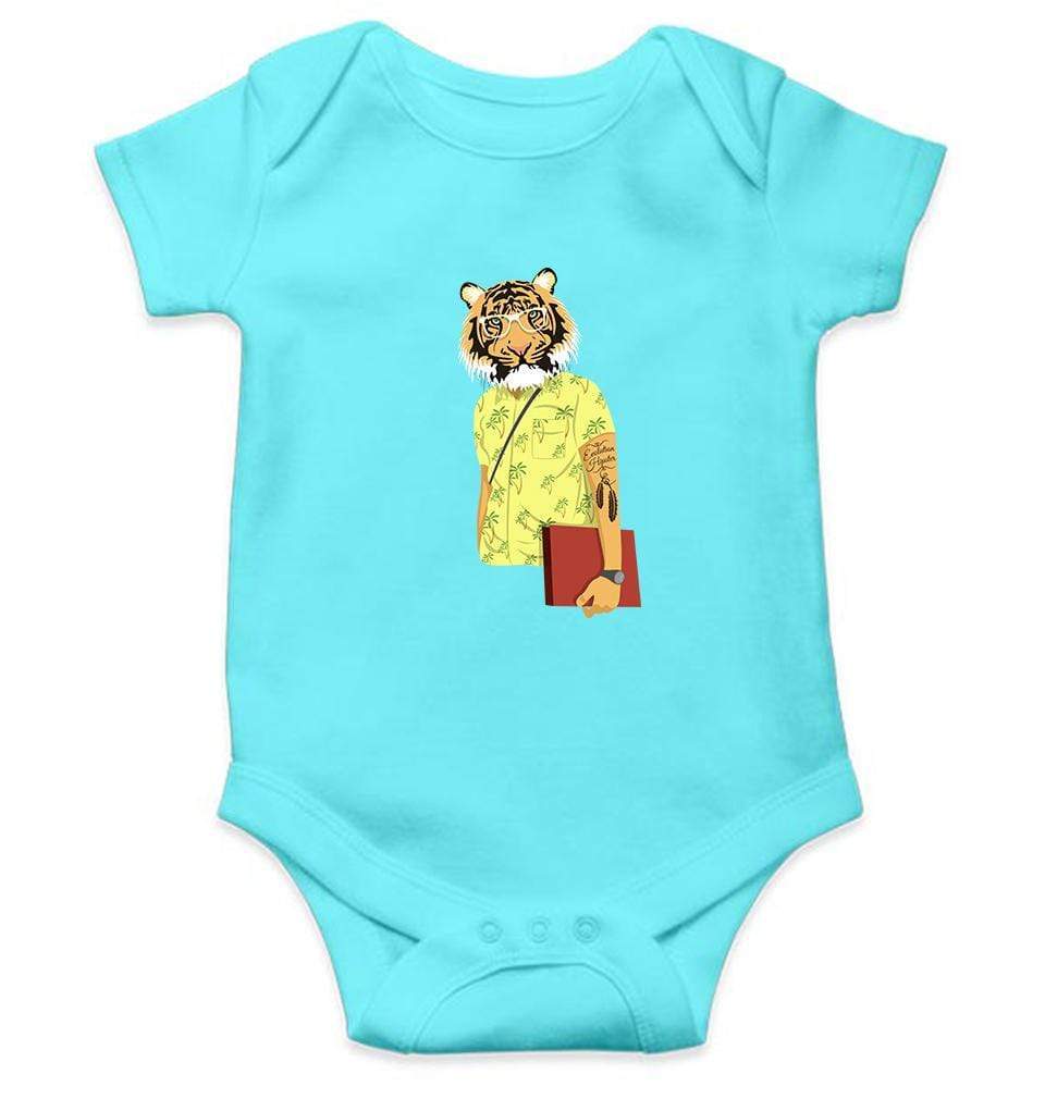 Tiger Abstract Abstract Rompers for Baby Girl- FunkyTradition FunkyTradition