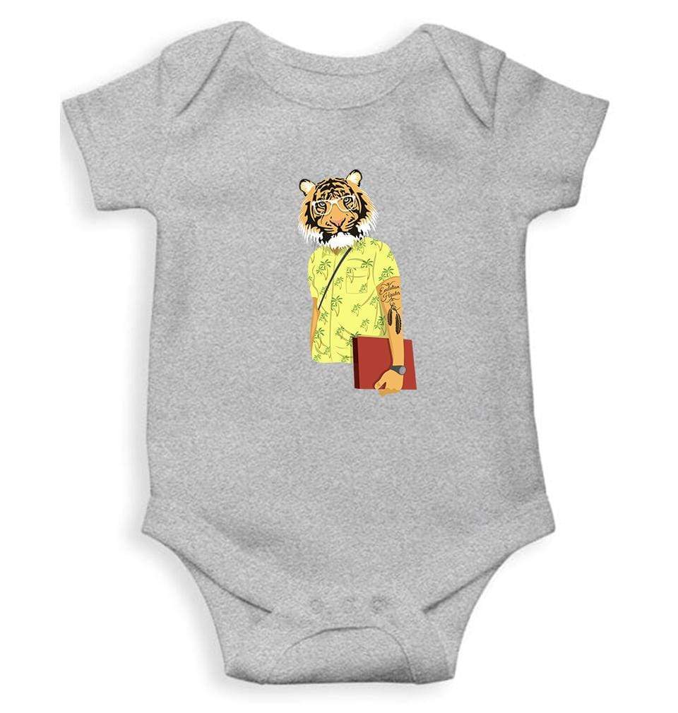 Tiger Abstract Abstract Rompers for Baby Girl- FunkyTradition FunkyTradition
