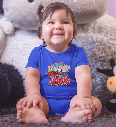 Tom and Jerry Rompers for Baby Girl- FunkyTradition FunkyTradition