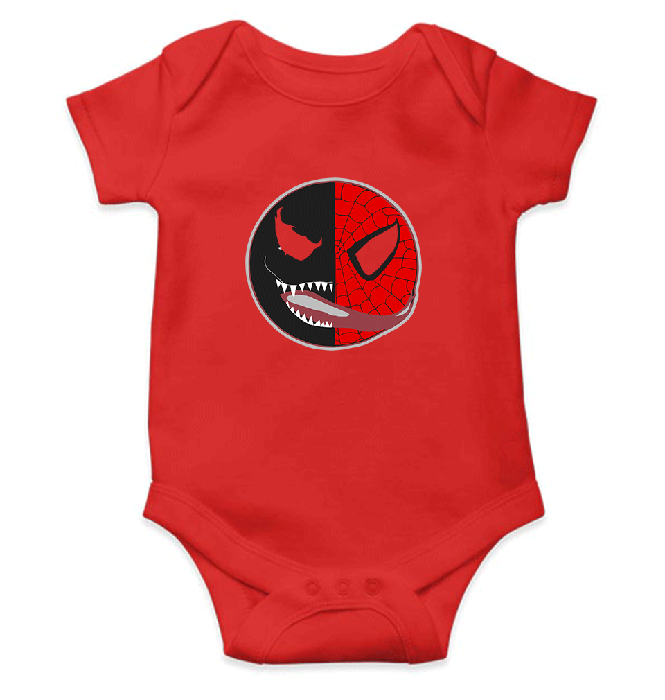 Venom VS Spiderman Rompers for Baby Girl- FunkyTradition FunkyTradition