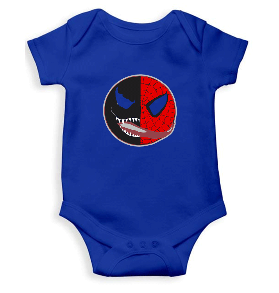 Venom VS Spiderman Rompers for Baby Girl- FunkyTradition FunkyTradition