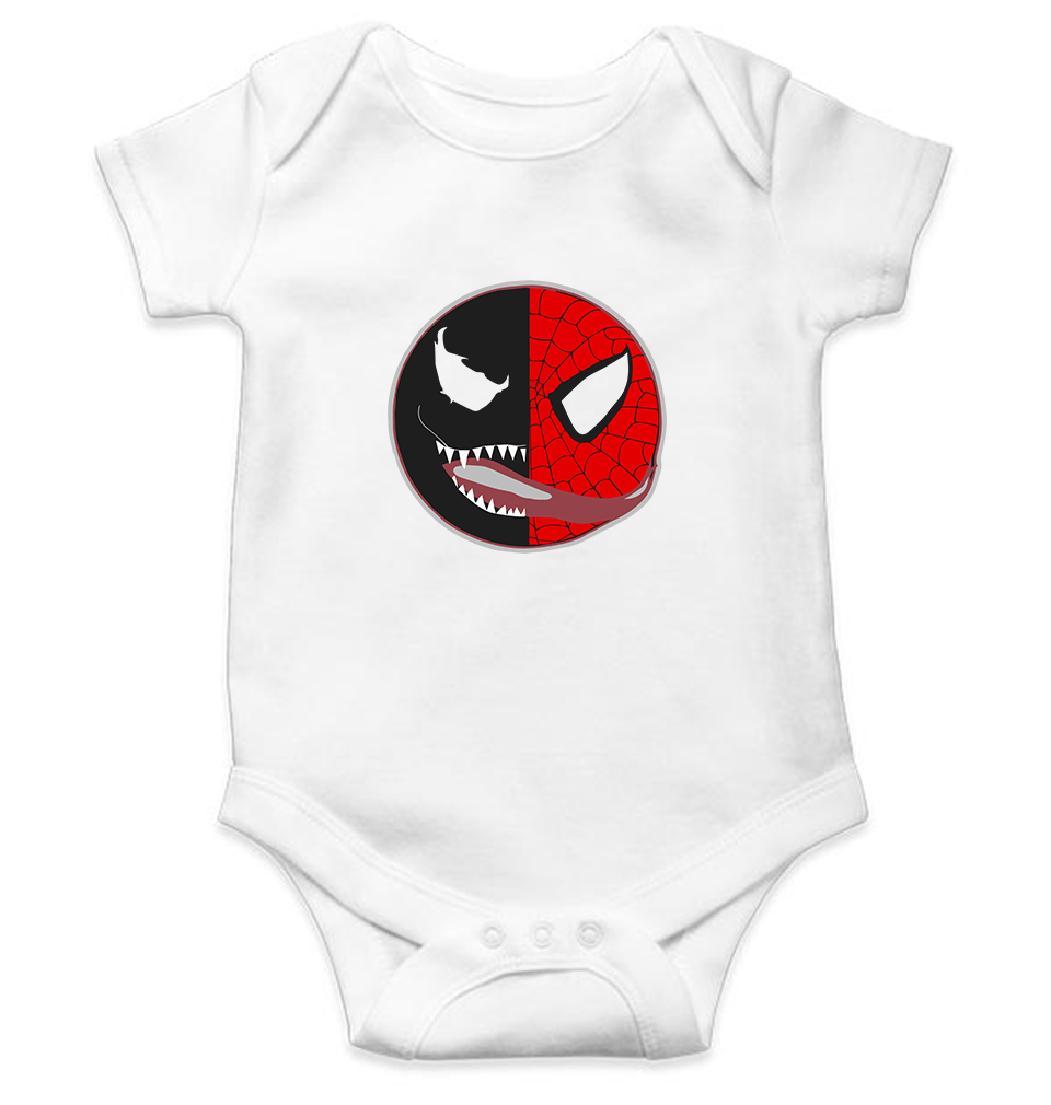 Venom VS Spiderman Rompers for Baby Girl- FunkyTradition FunkyTradition