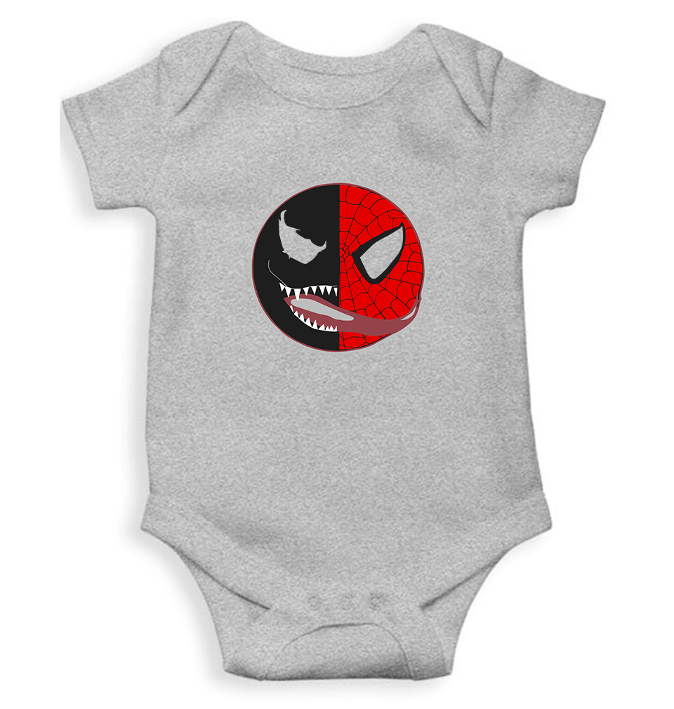 Venom VS Spiderman Rompers for Baby Girl- FunkyTradition FunkyTradition