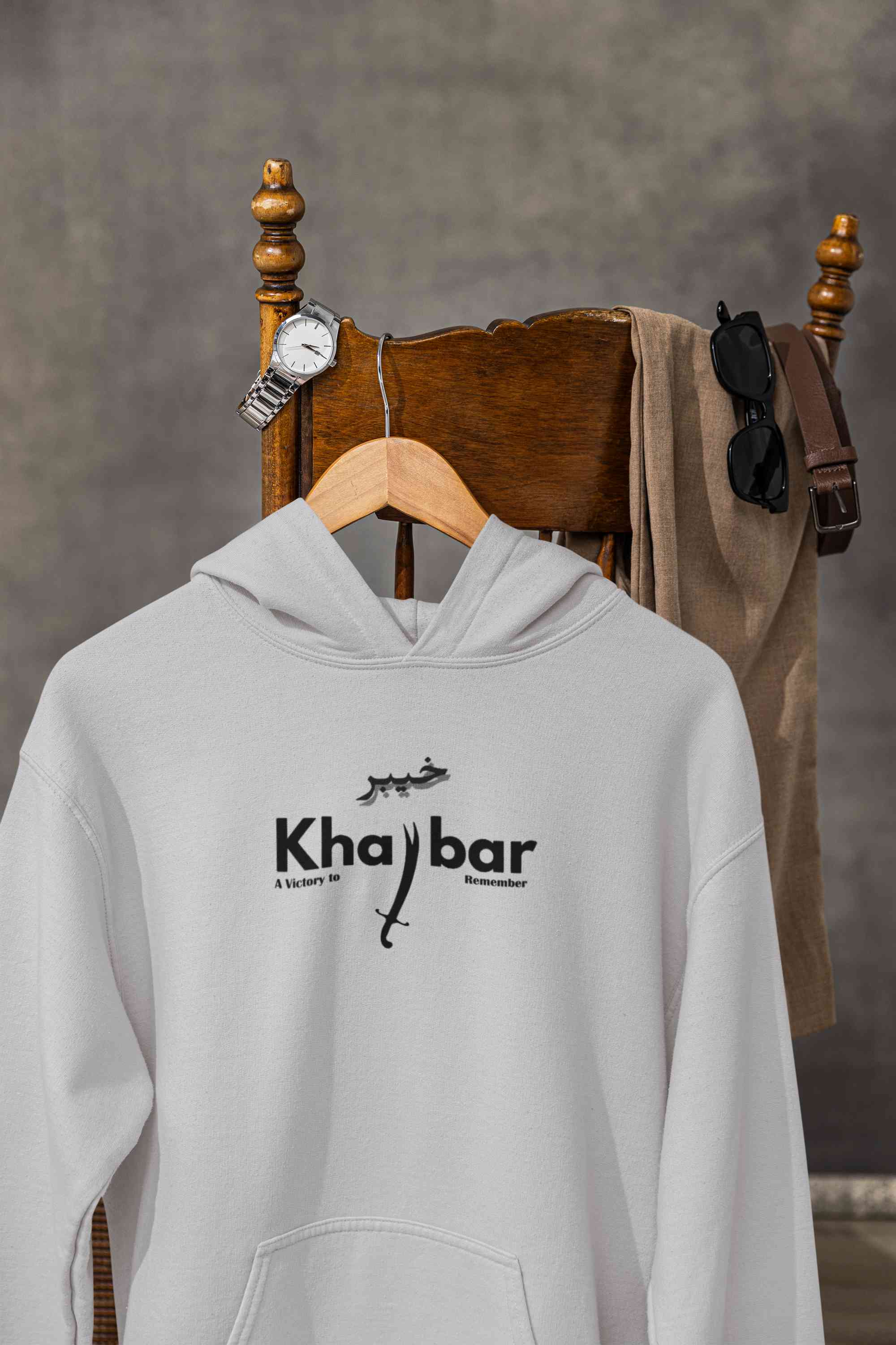 Khaybar Men Hoodies-FunkyTeesClub