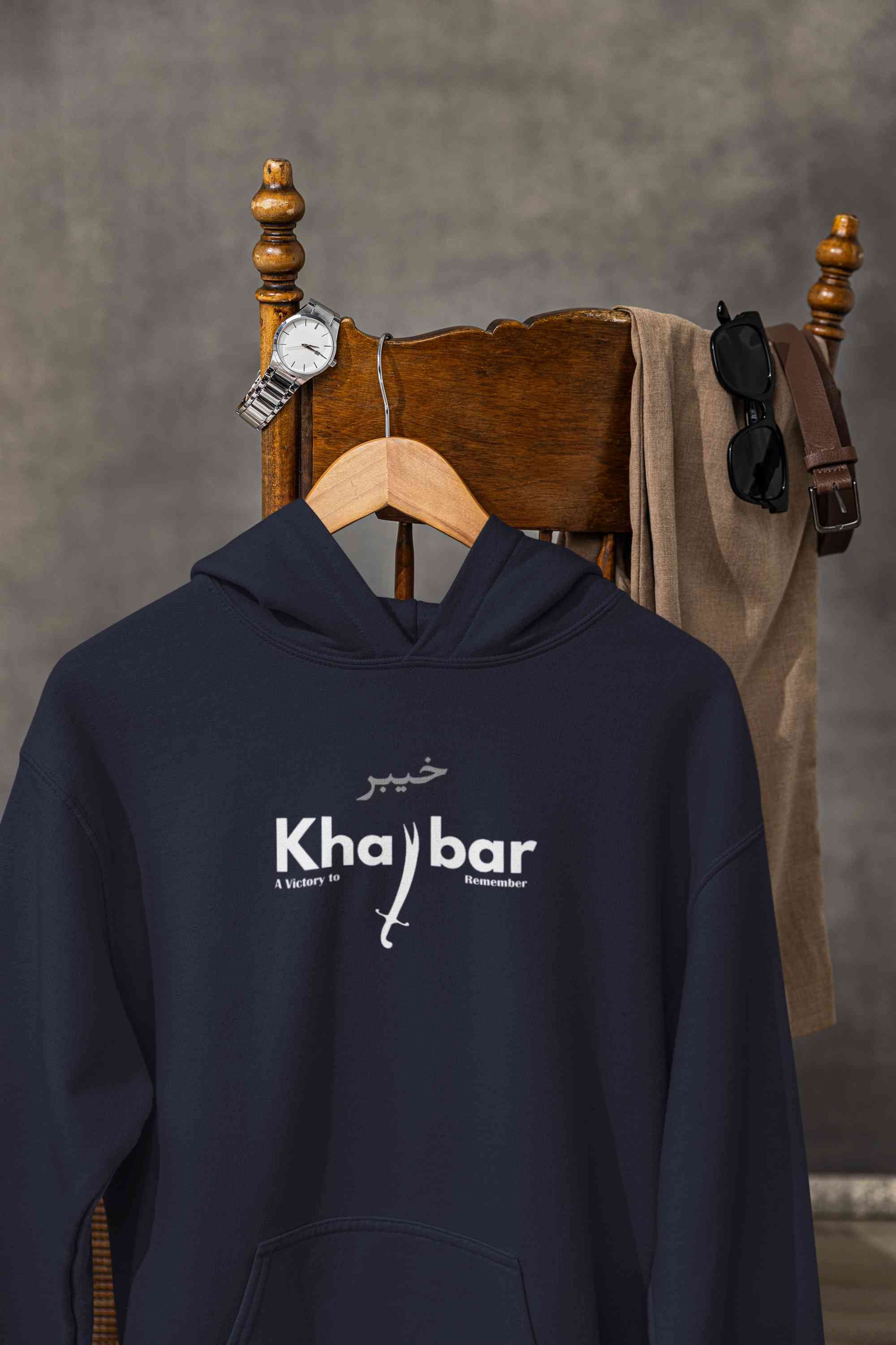 Khaybar Men Hoodies-FunkyTeesClub