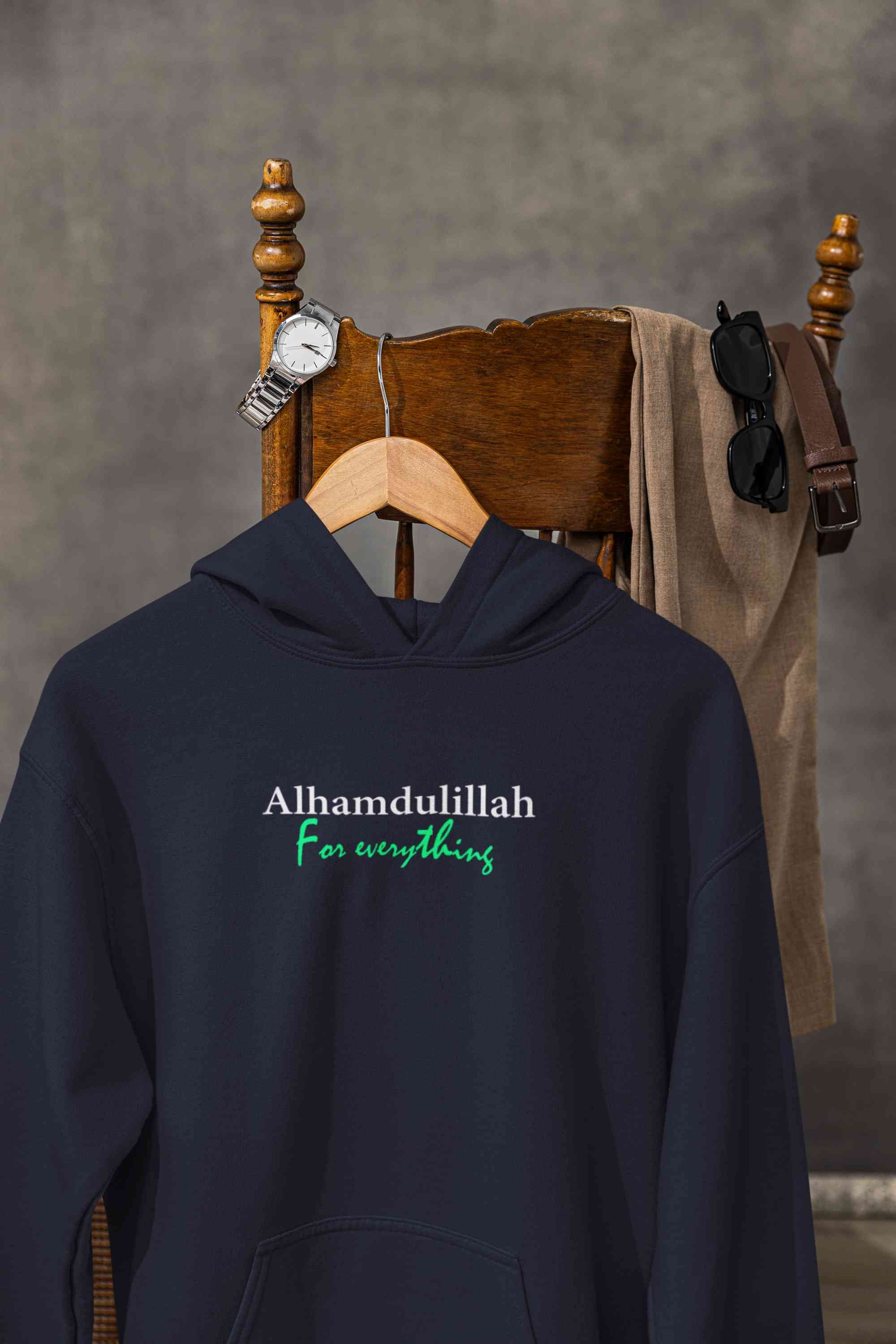 Alhamdulillah Hoodies for Women-FunkyTeesClub
