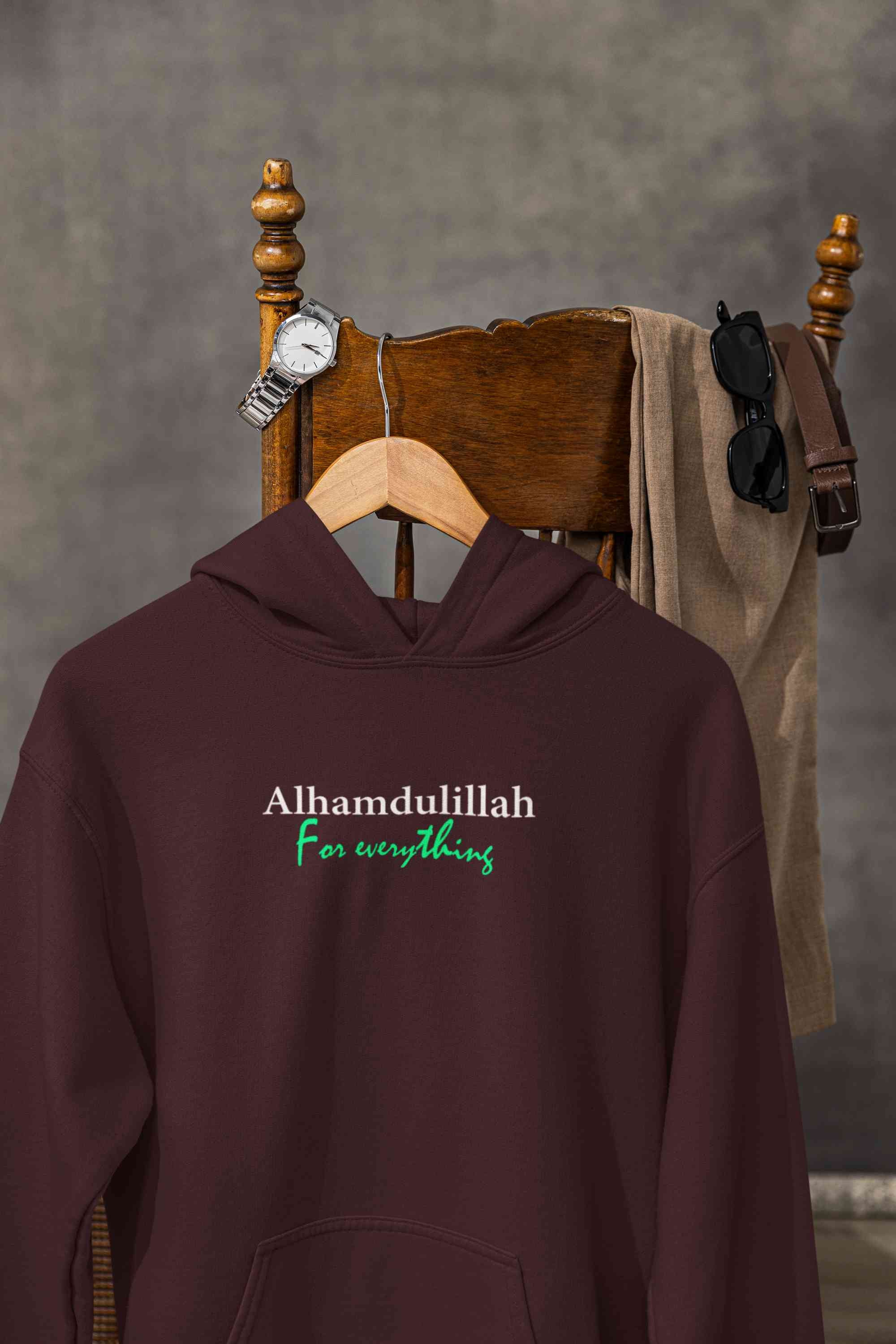 Alhamdulillah Hoodies for Women-FunkyTeesClub