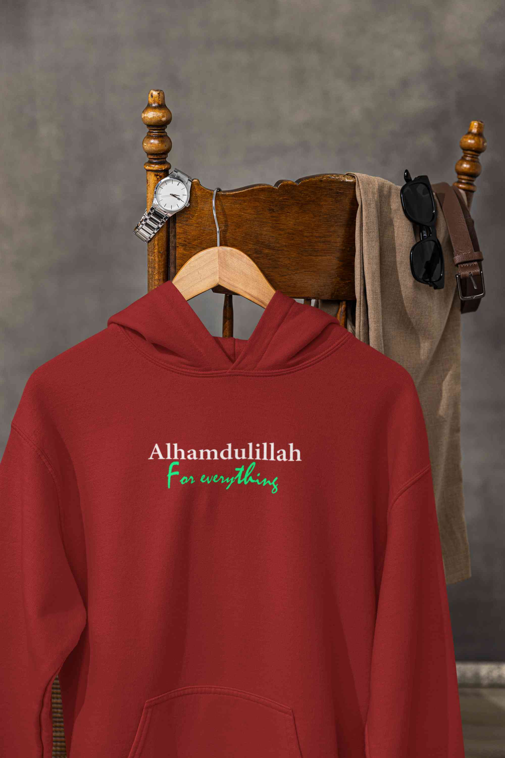 Alhamdulillah Hoodies for Women-FunkyTeesClub