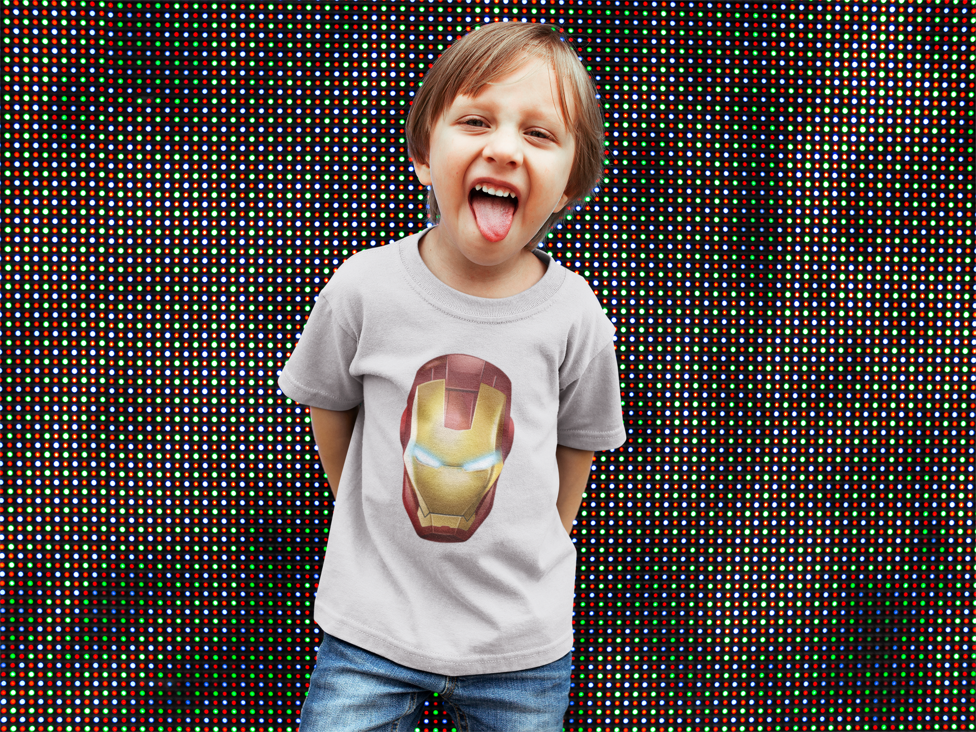 Superhero Half Sleeves T-Shirt for Boy-FunkyTeesClub