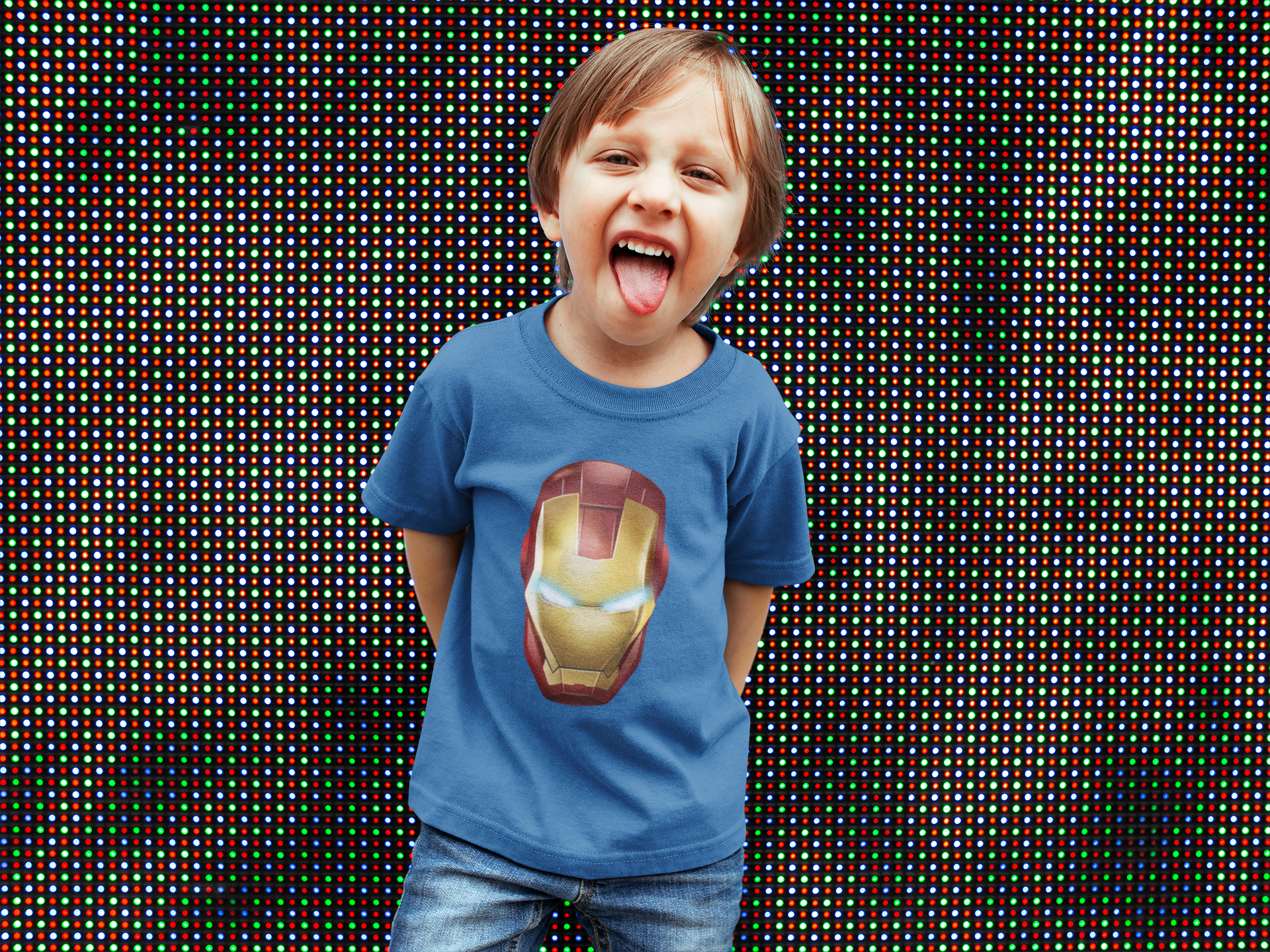 Superhero Half Sleeves T-Shirt for Boy-FunkyTeesClub