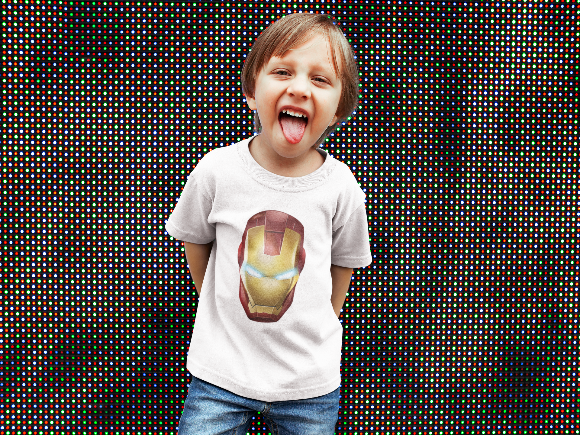 Superhero Half Sleeves T-Shirt for Boy-FunkyTeesClub