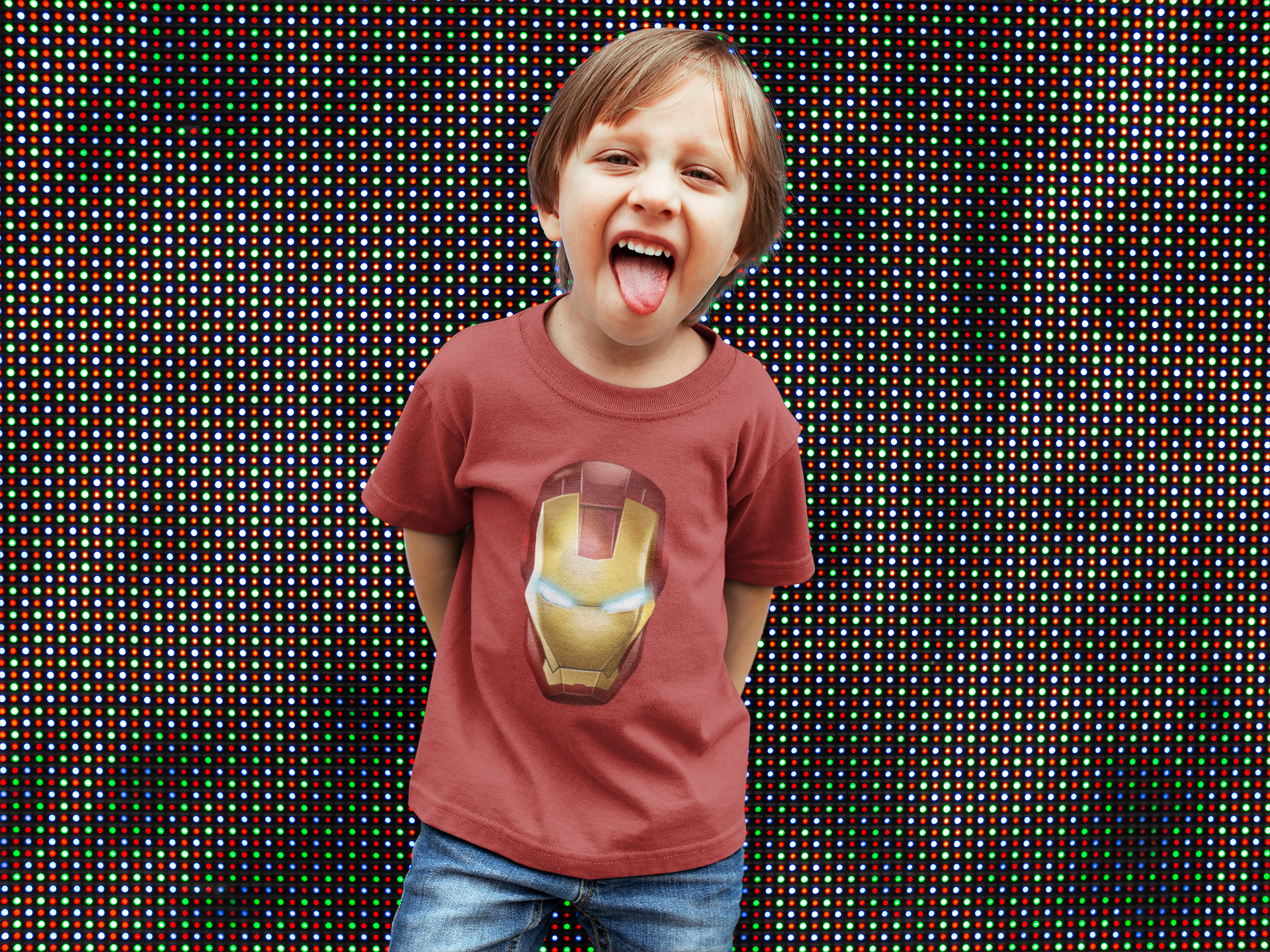 Superhero Half Sleeves T-Shirt for Boy-FunkyTeesClub