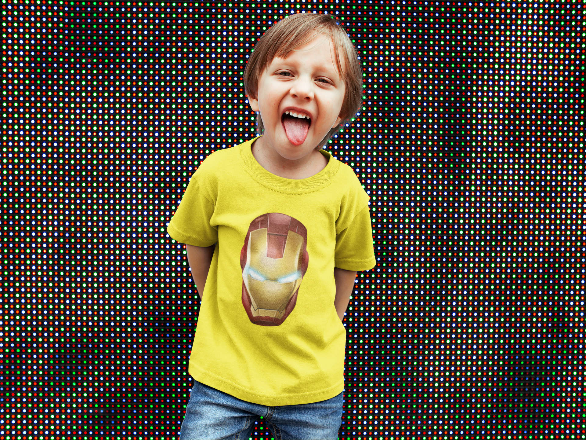 Superhero Half Sleeves T-Shirt for Boy-FunkyTeesClub