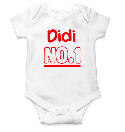 Didi No.1 Rakshabadhan Rompers for Baby Boy- FunkyTeesClub