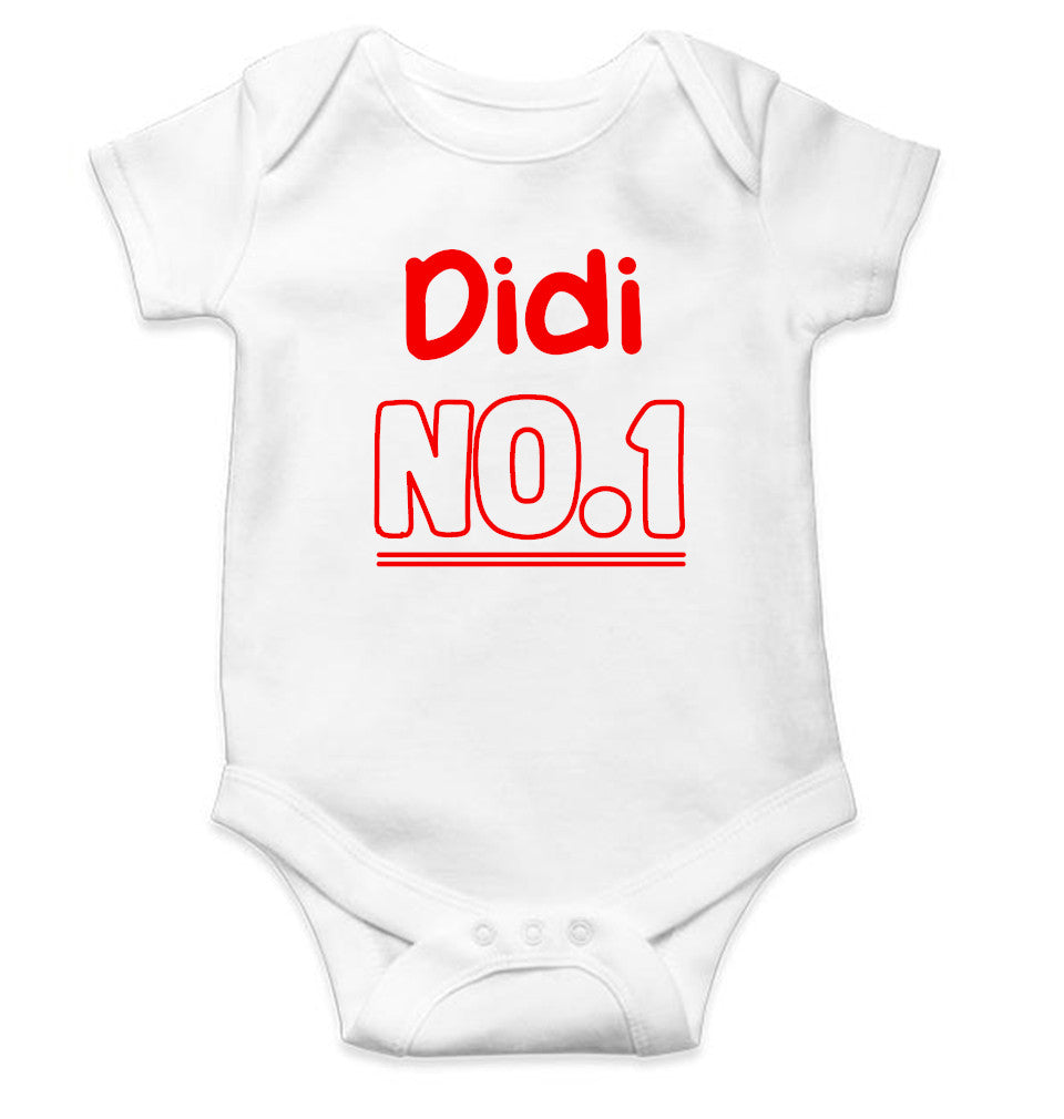 Didi No.1 Rakshabandhan Rompers for Baby Girl- FunkyTeesClub