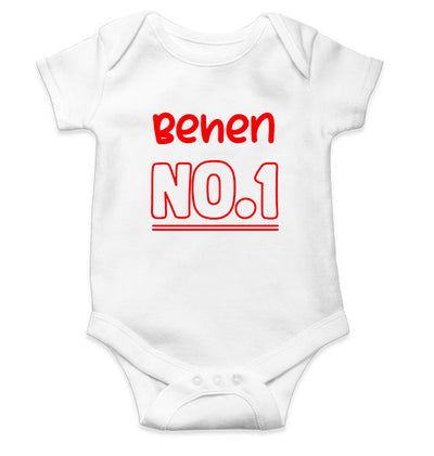 Behen No.1 Rakshabandhan Rompers for Baby Girl- FunkyTeesClub