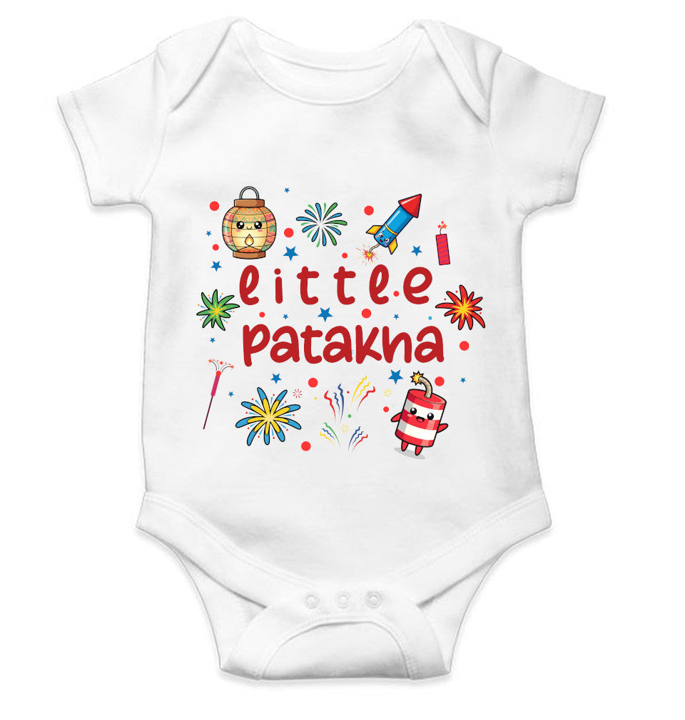 Little Patakha Diwali Rompers for Baby Boy- FunkyTeesClub