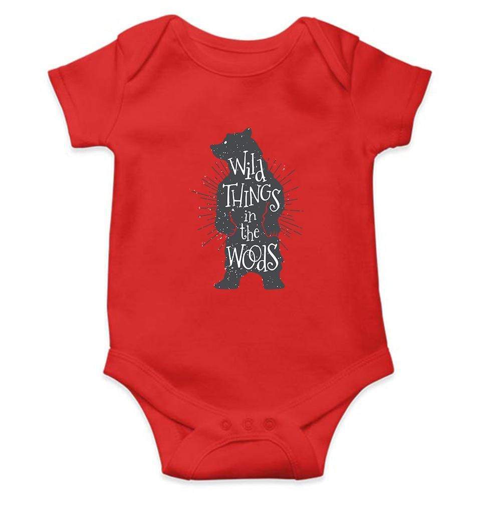 Wild things in the woods Rompers for Baby Girl- FunkyTradition FunkyTradition
