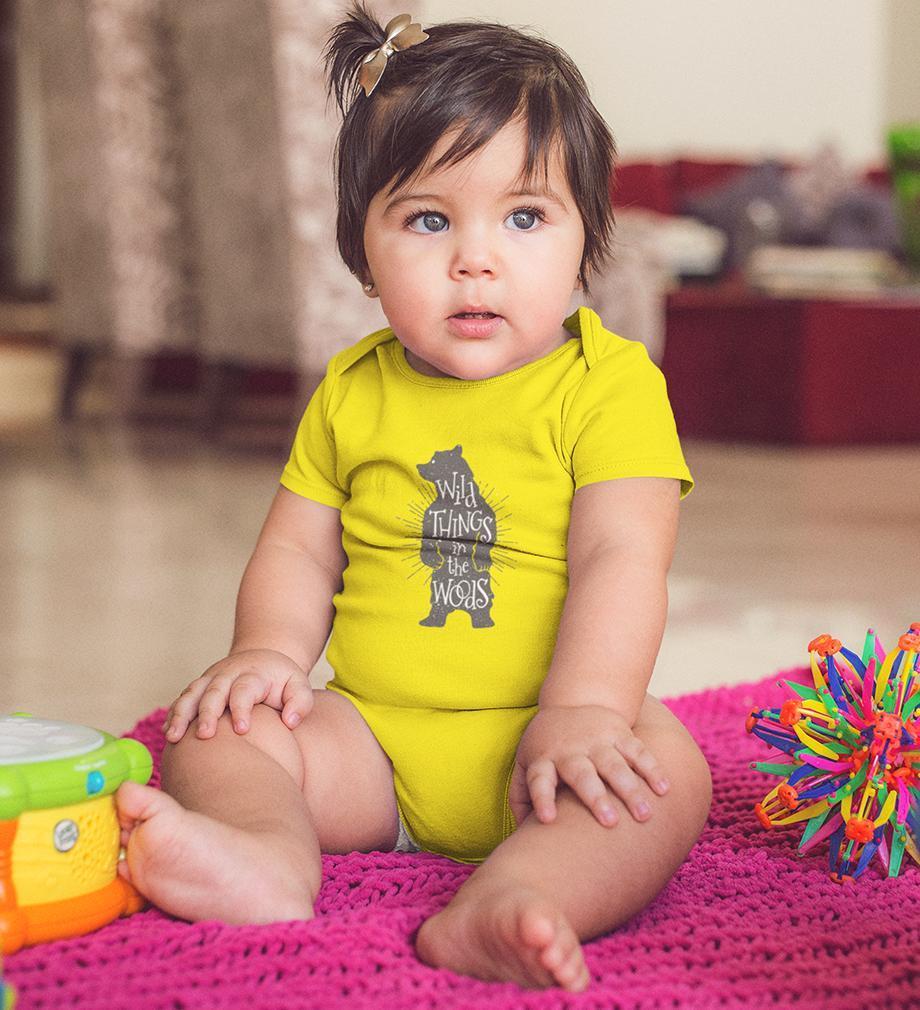 Wild things in the woods Rompers for Baby Girl- FunkyTradition FunkyTradition