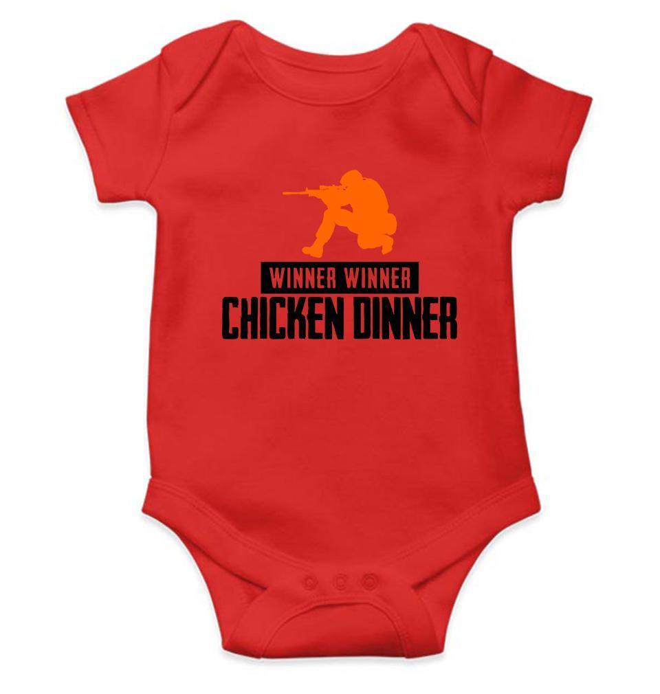 Winner Winner Chicken Dinner PUBG Rompers for Baby Boy- FunkyTradition FunkyTradition