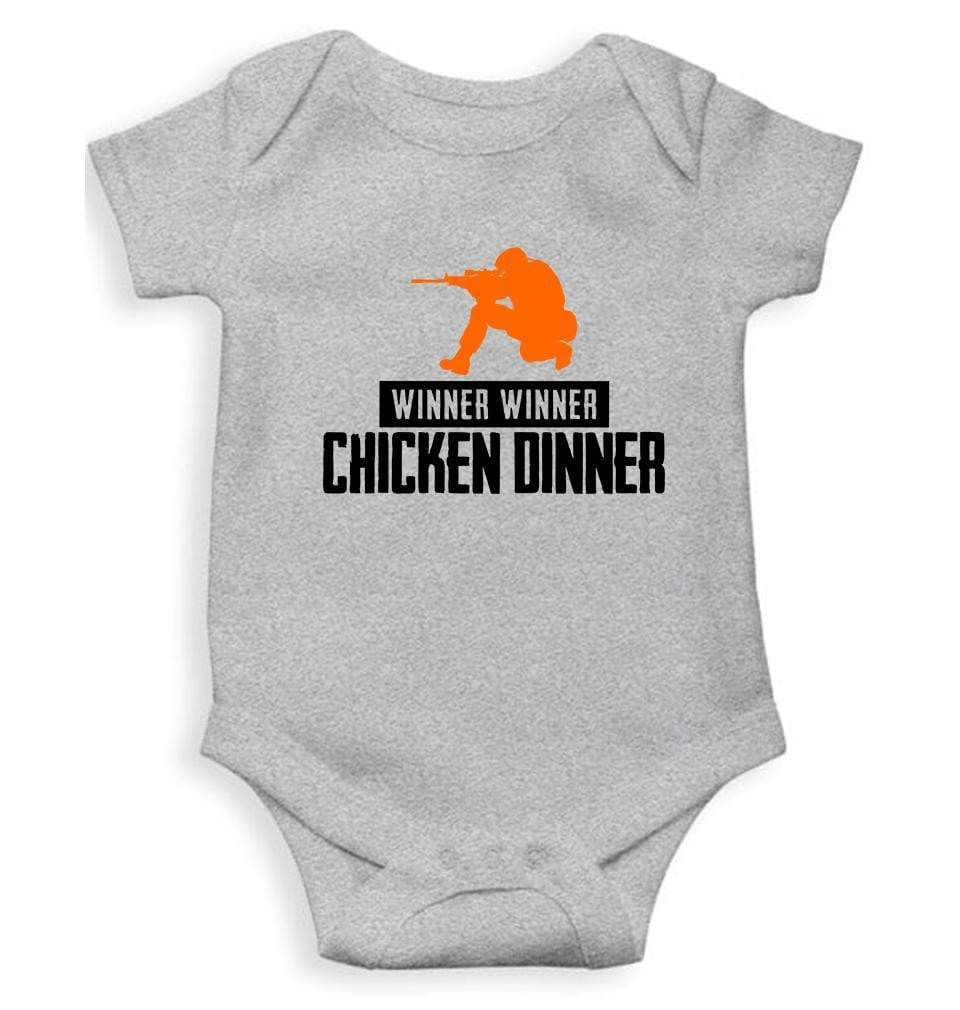 Winner Winner Chicken Dinner PUBG Rompers for Baby Boy- FunkyTradition FunkyTradition