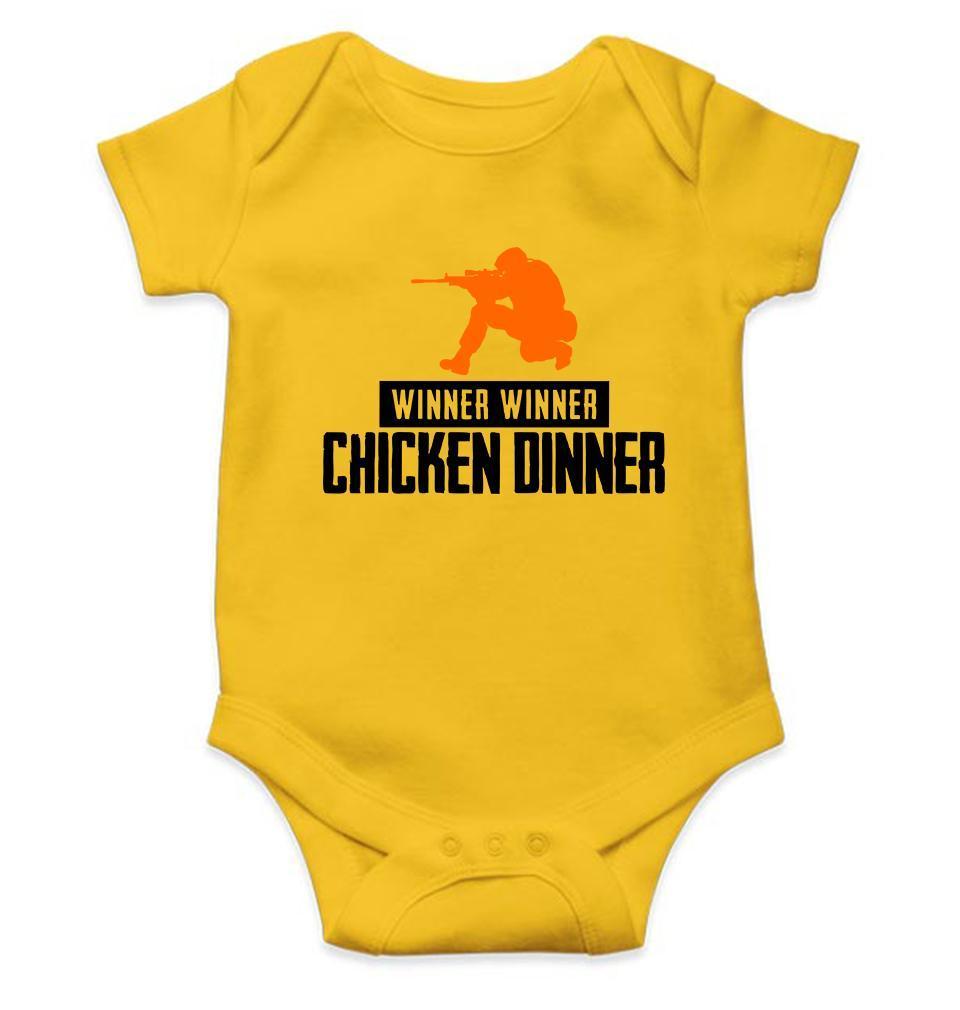 Winner Winner Chicken Dinner PUBG Rompers for Baby Boy- FunkyTradition FunkyTradition