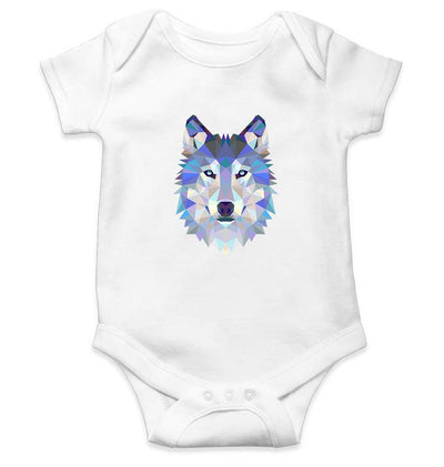 Wolf Rompers for Baby Girl- FunkyTradition FunkyTradition
