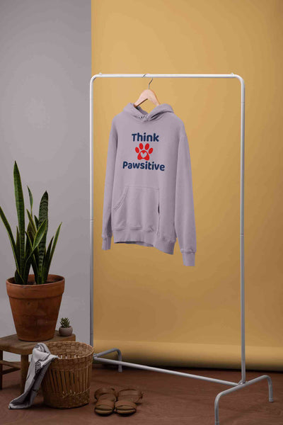 Think Pawsitive Men Hoodies-FunkyTeesClub