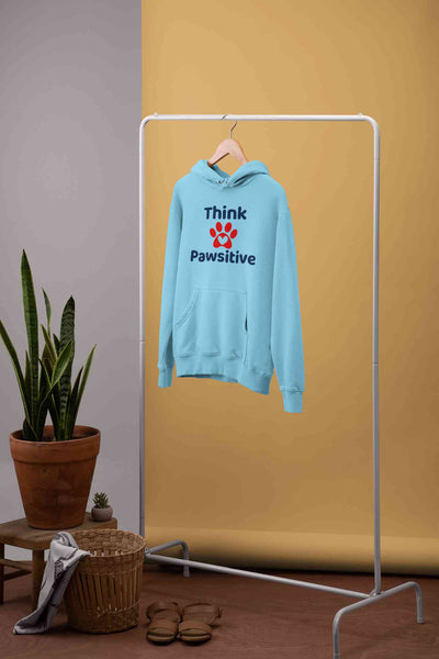 Think Pawsitive Men Hoodies-FunkyTeesClub