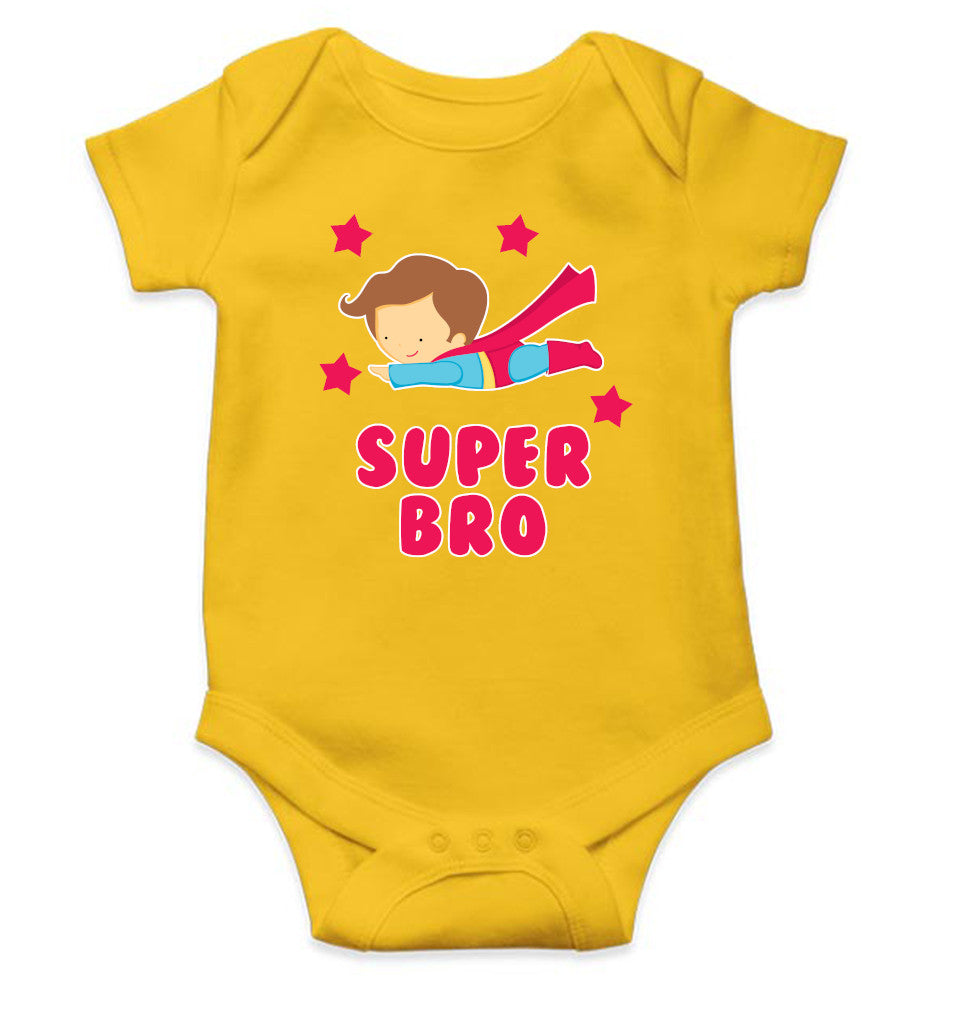 Super Brother Rakshabadhan Rompers for Baby Boy- FunkyTeesClub