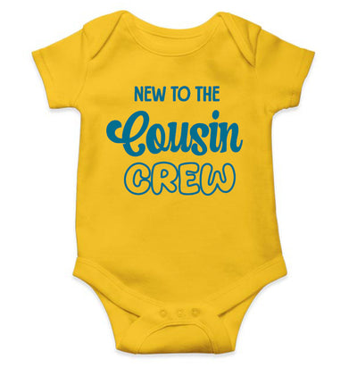 New To Cousin Crew Rakshabandhan Rompers for Baby Girl- FunkyTeesClub