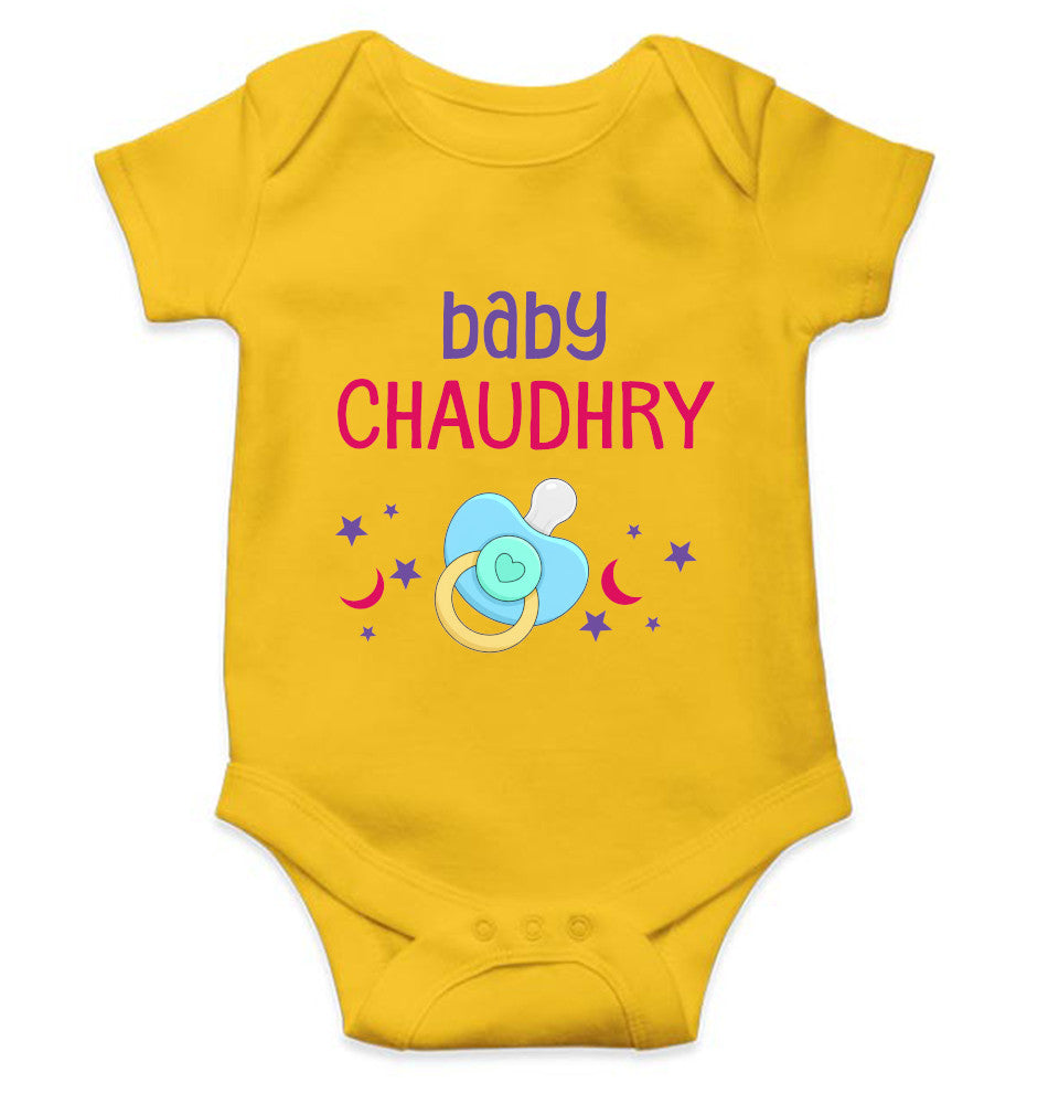 Custom Name Baby Surname Cute New Born Rompers for Baby Boy- FunkyTeesClub