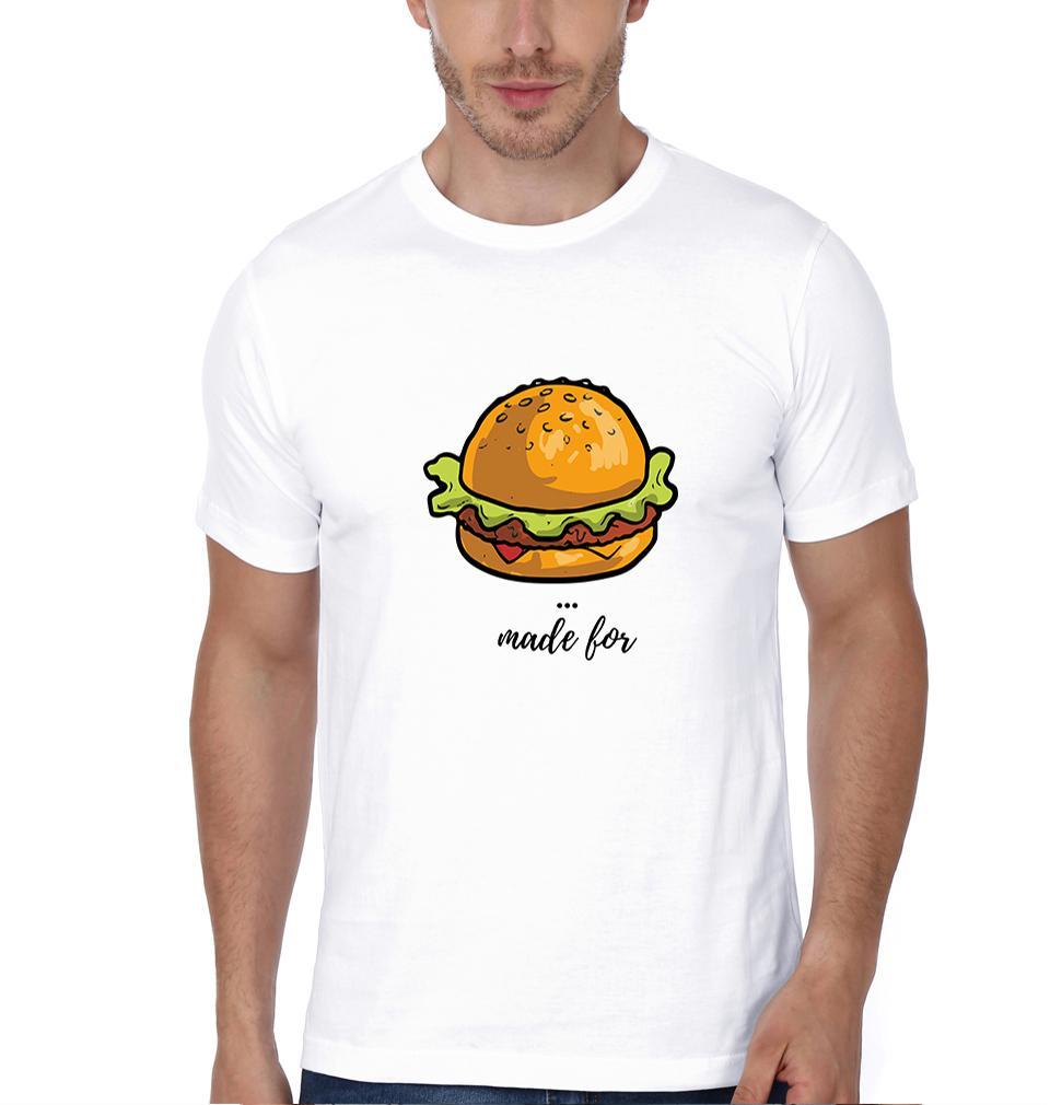 Made for Couple Half Sleeves T-Shirts -FunkyTees