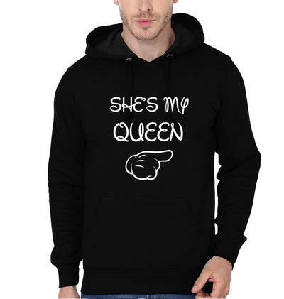 My Queen Couple Hoodie-FunkyTees