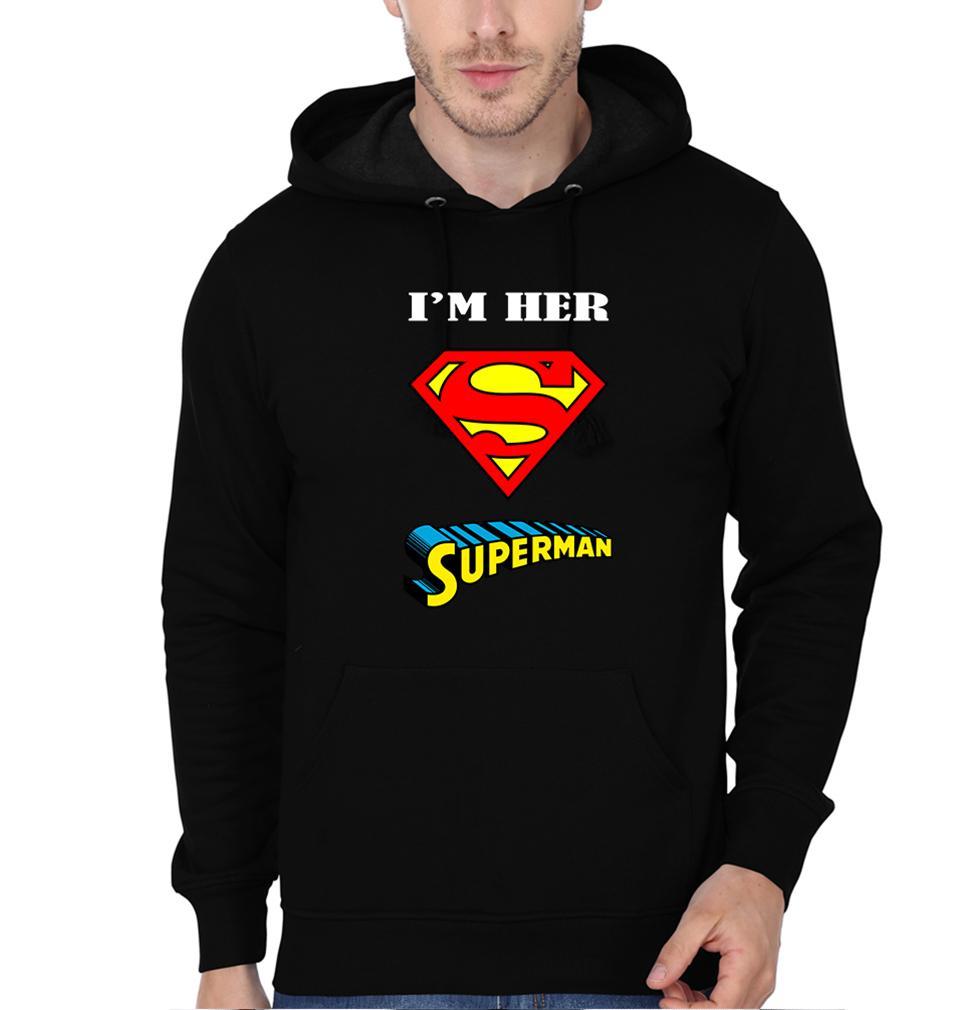 I'M Her Superman And I'M His Wonder Woman Couple Hoodie-FunkyTees